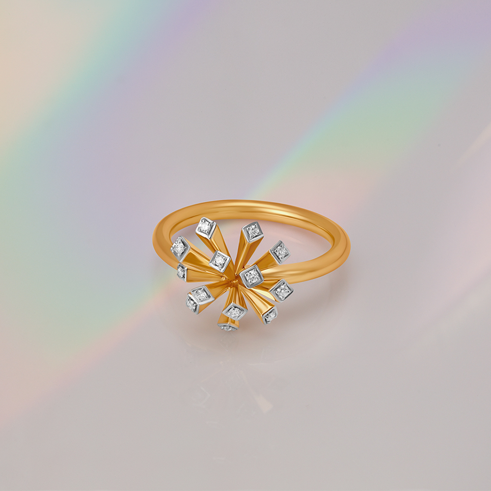 The Gleaming Flecks Ring