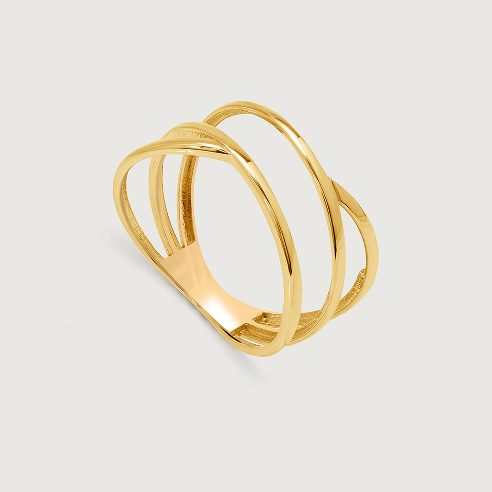Crossover Grace 18KT Ring,,hi-res image number null