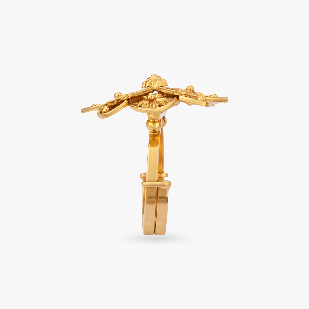Temple Bloom Statement Ring,,hi-res image number null