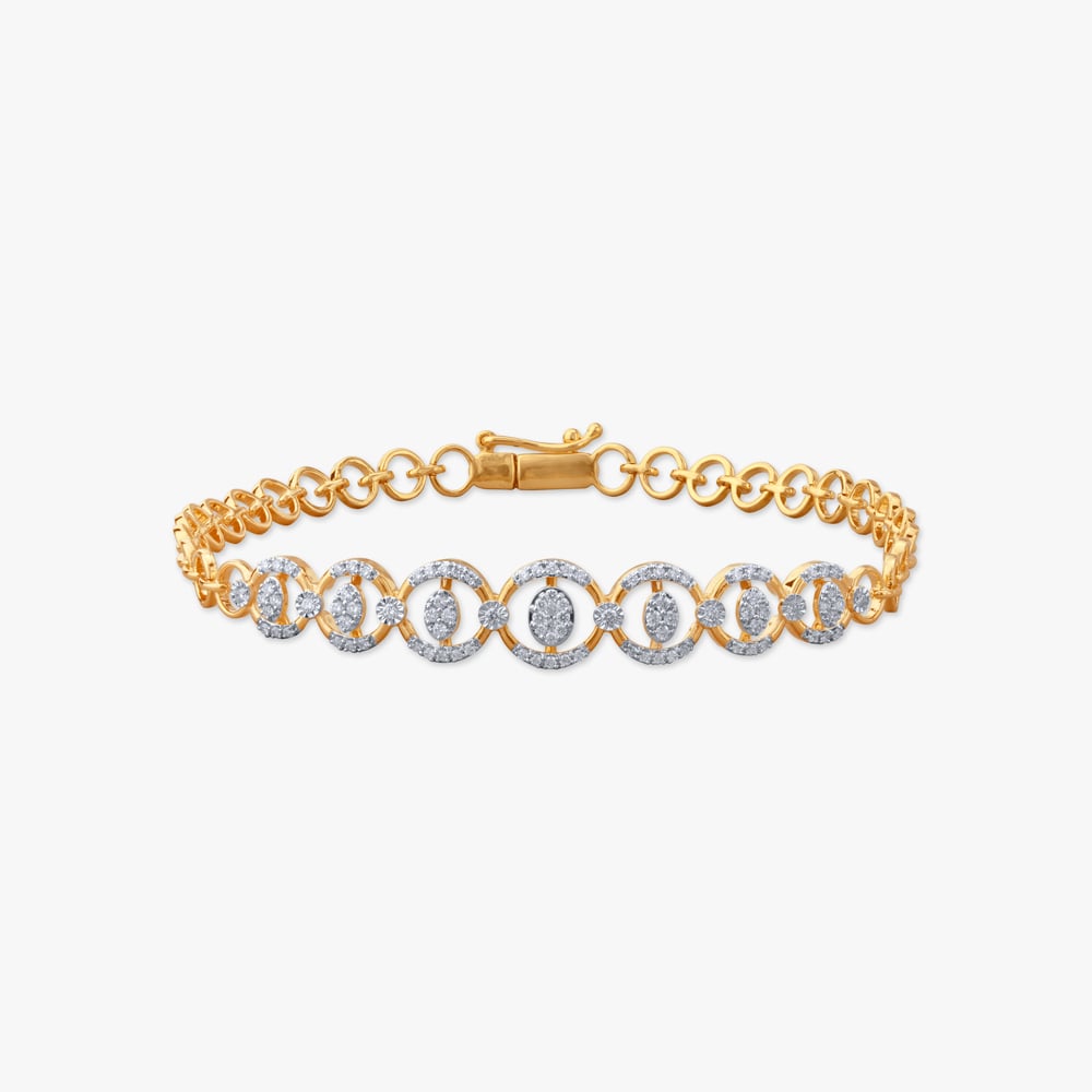 

Radiant Orbit Diamond Bracelet