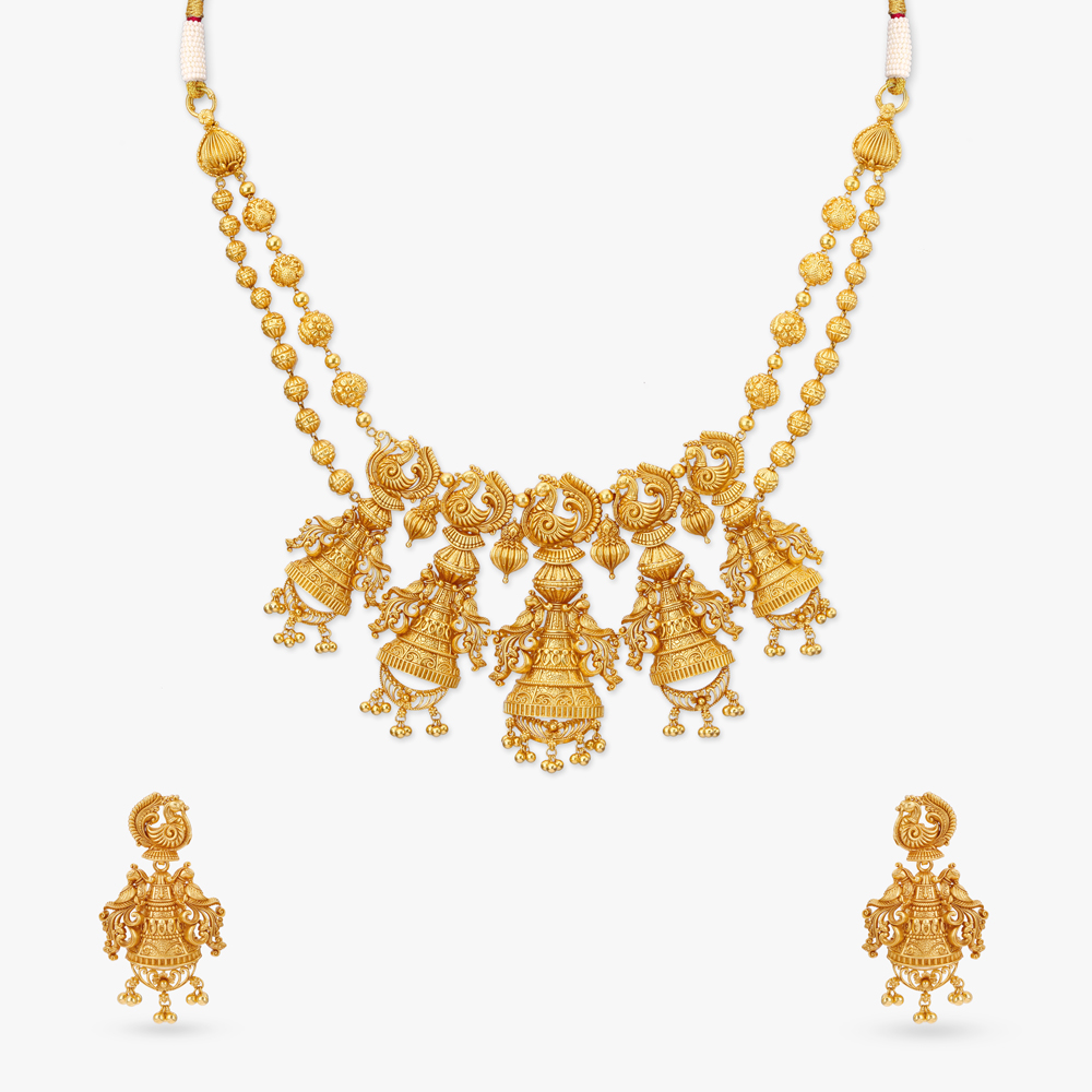 Royal Symphony Gold Necklace set,,hi-res image number null