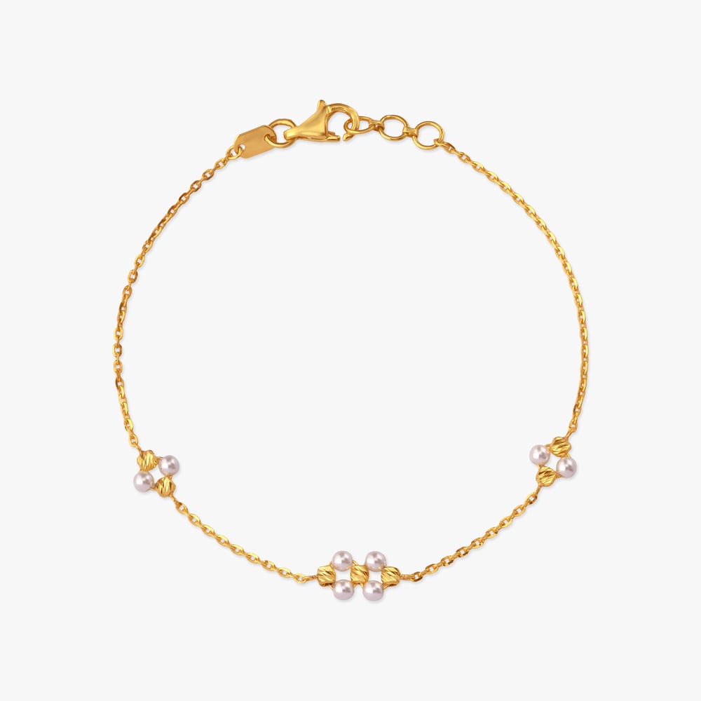 Petite Cluster Gold Bracelet,,hi-res image number null