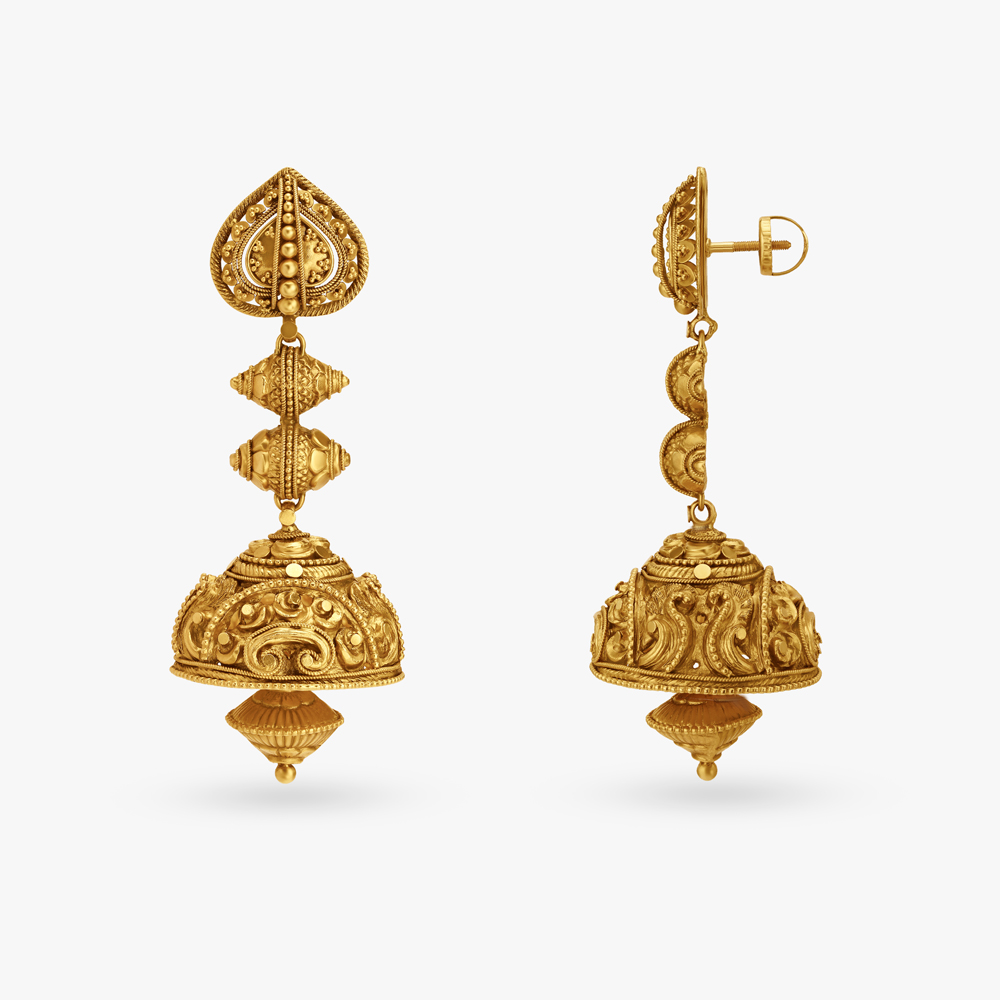 Marvellous Necklace Set with Ornate Beads and Jalidaar Nakashi,,hi-res image number null