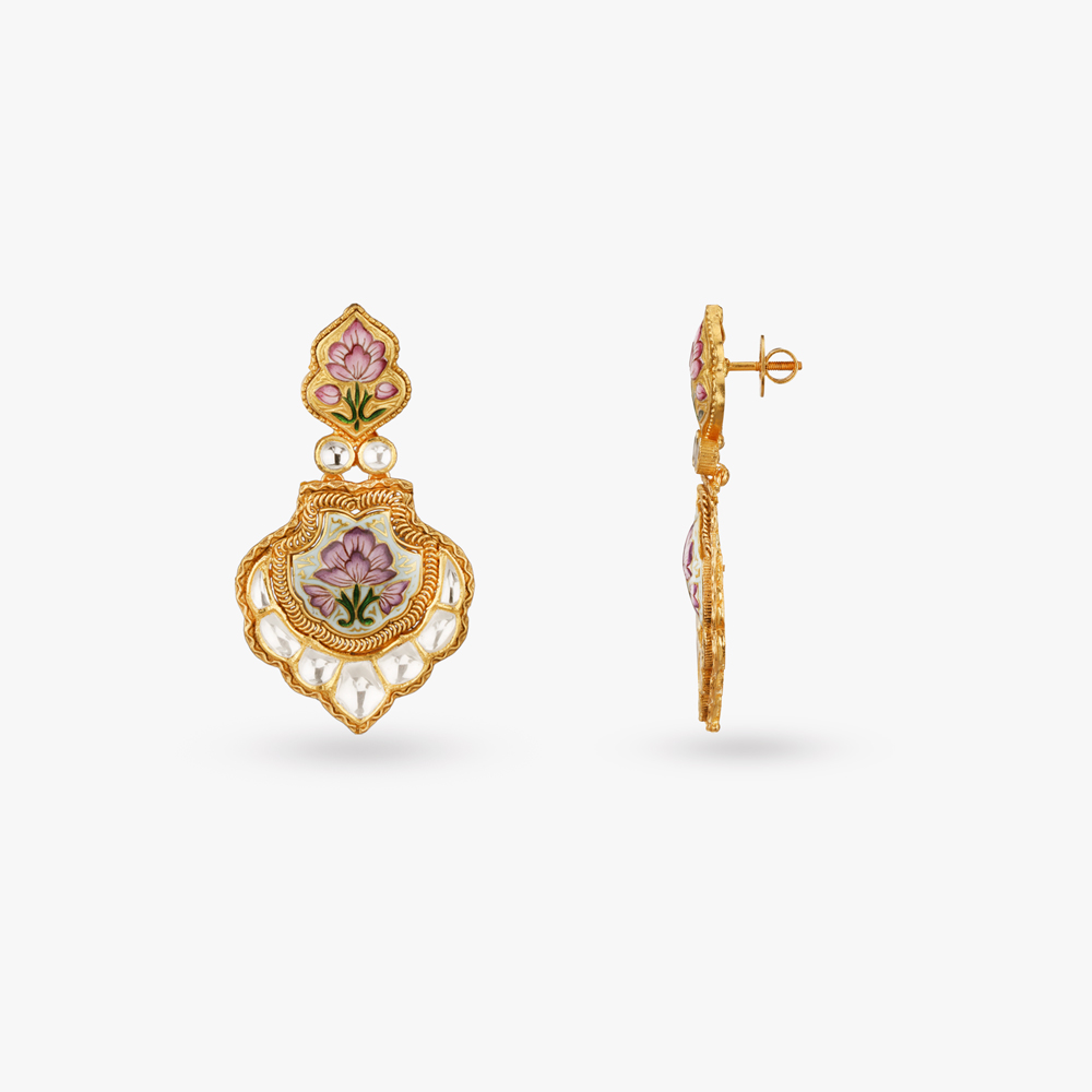 Floral Splendor Gold Necklace Set,,hi-res image number null