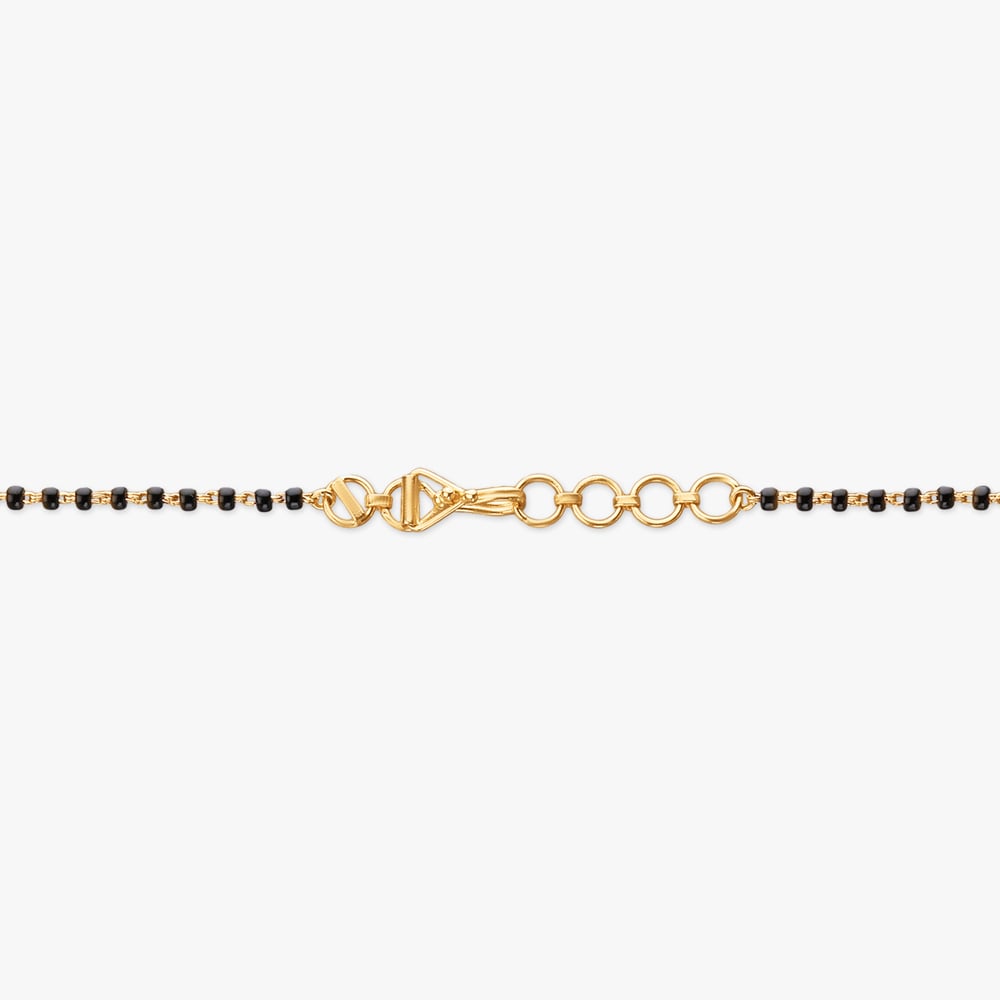 Linear Focus Gold Mangalsutra,,hi-res image number null