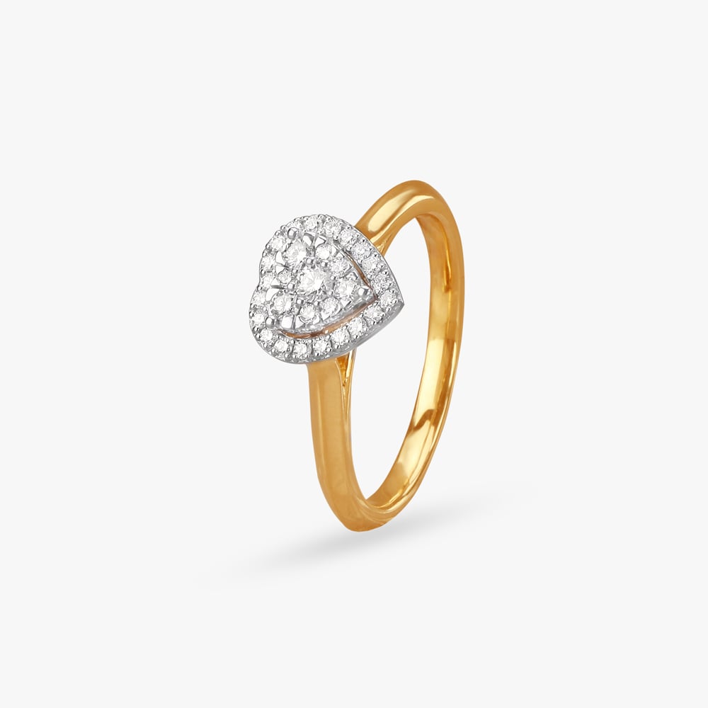 Heartfelt Spark Diamond Finger Ring,,hi-res image number null