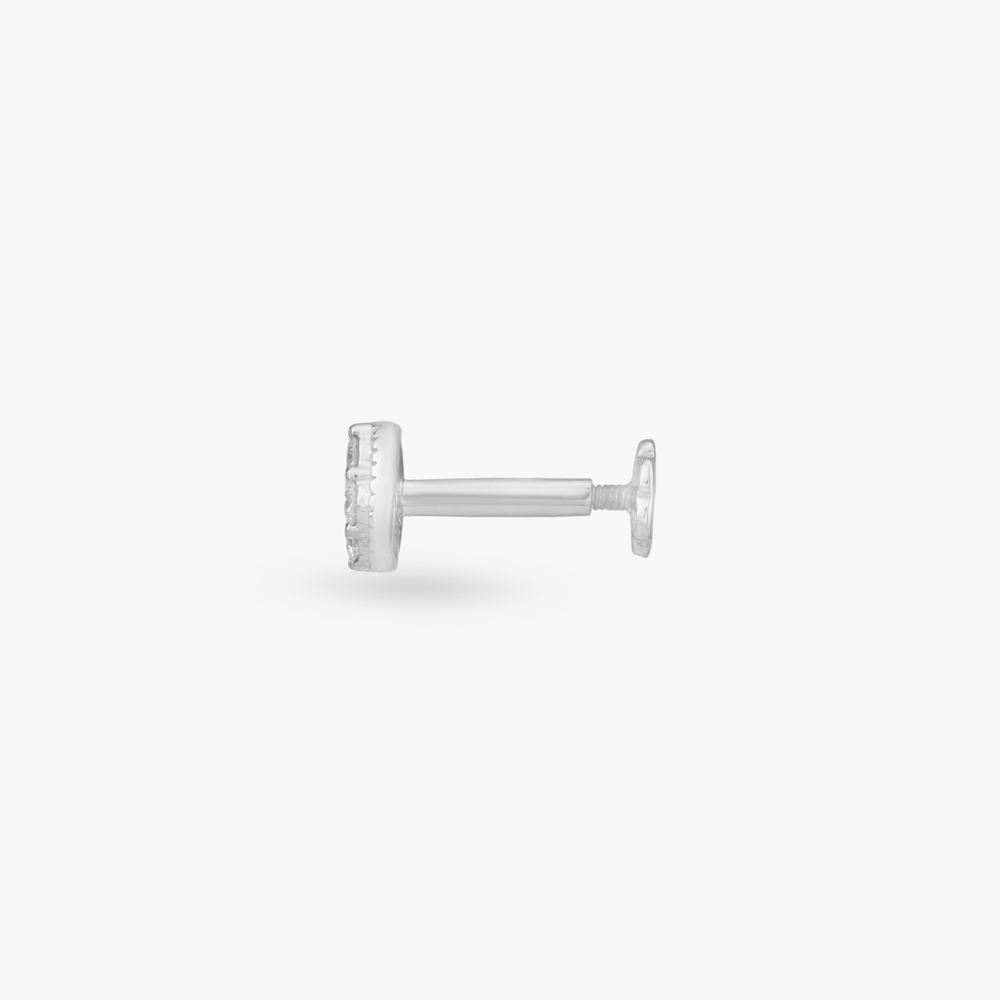 Bloom Cluster Diamond Nose Pin,,hi-res image number null