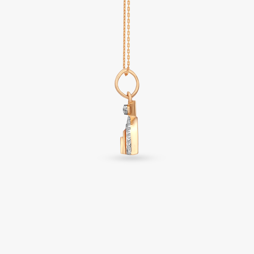 Rainbow Wish Diamond Pendant for Kids,,hi-res image number null