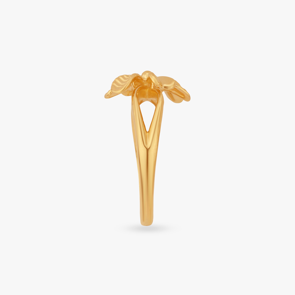 Delicate Flower Gold Ring,,hi-res image number null