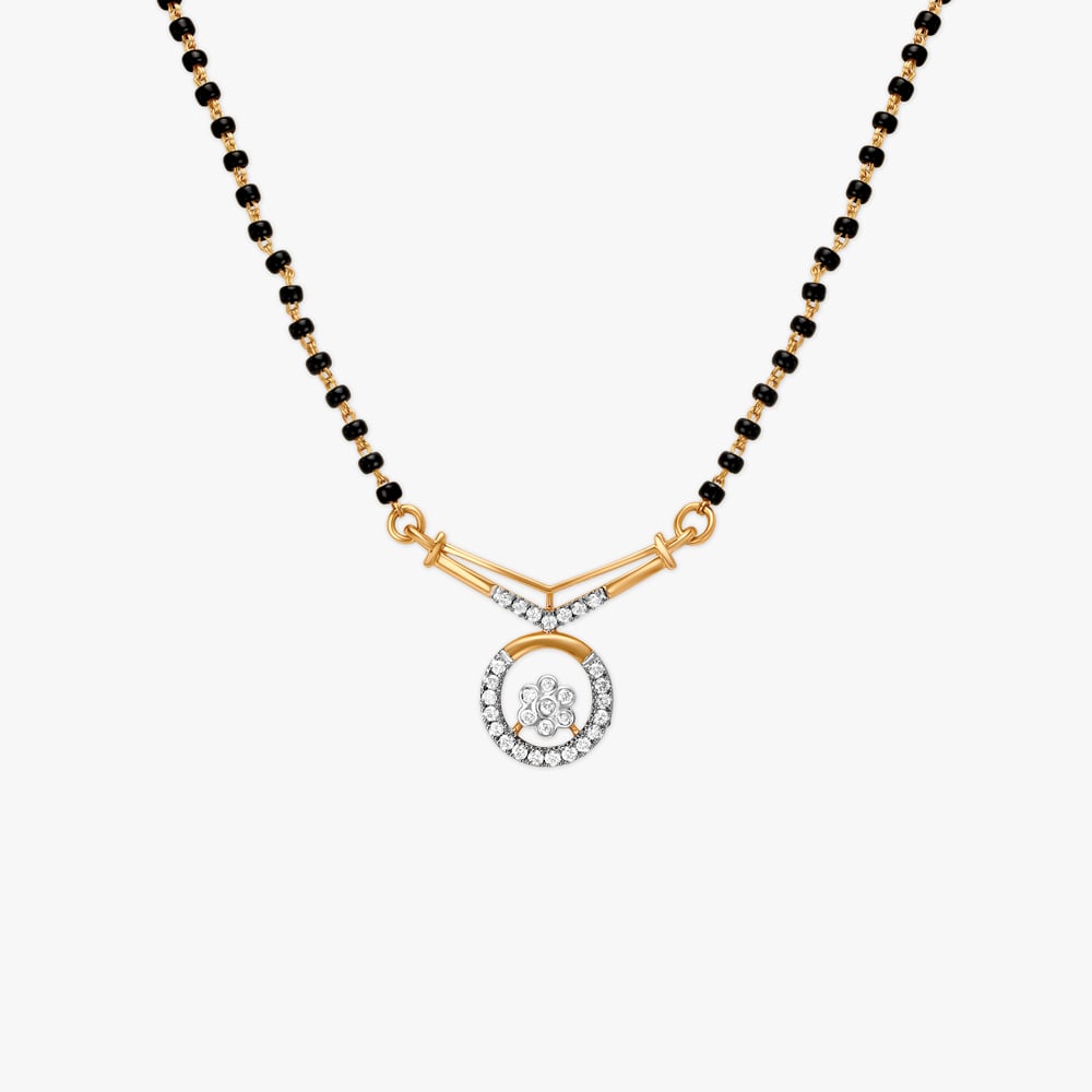 Classic Vow Diamond Mangalsutra,,hi-res image number null
