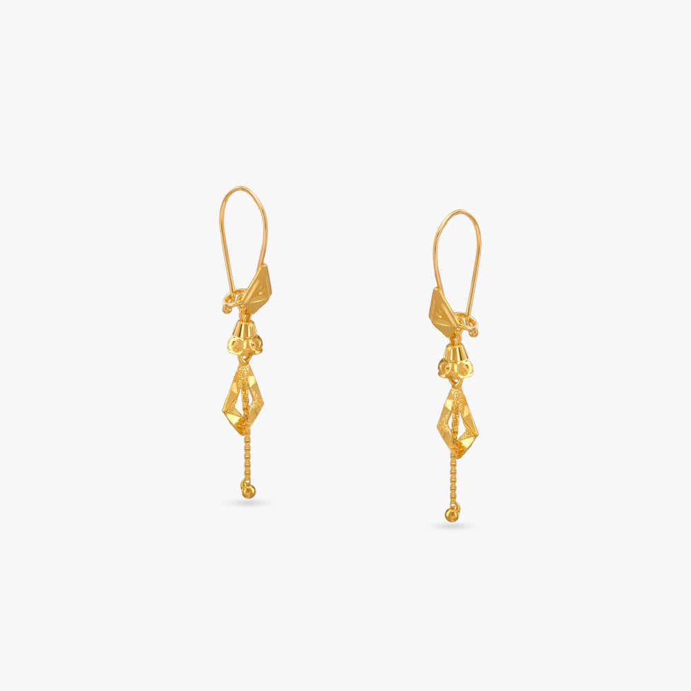 

Aurora Trail Gold Hoop Earrings