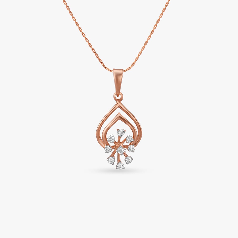 

Blush Bloom Diamond Pendant