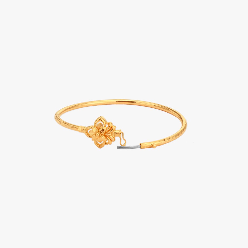 Bhorer Phool Loha Gold Bangle,,hi-res image number null
