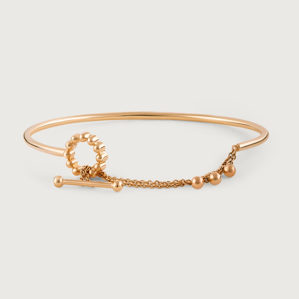 Jingling Spheres Gold Bangle,,hi-res image number null