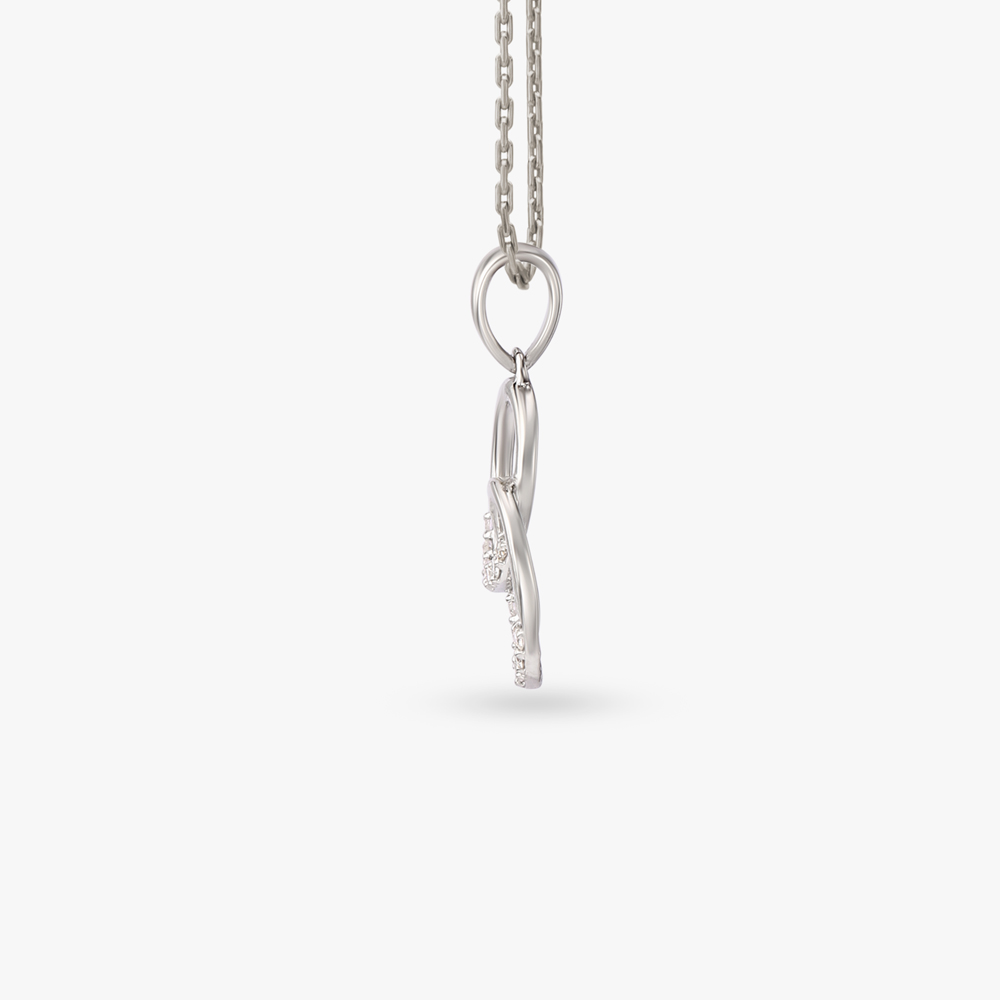 Harmonic Loop Diamond Pendant,,hi-res image number null