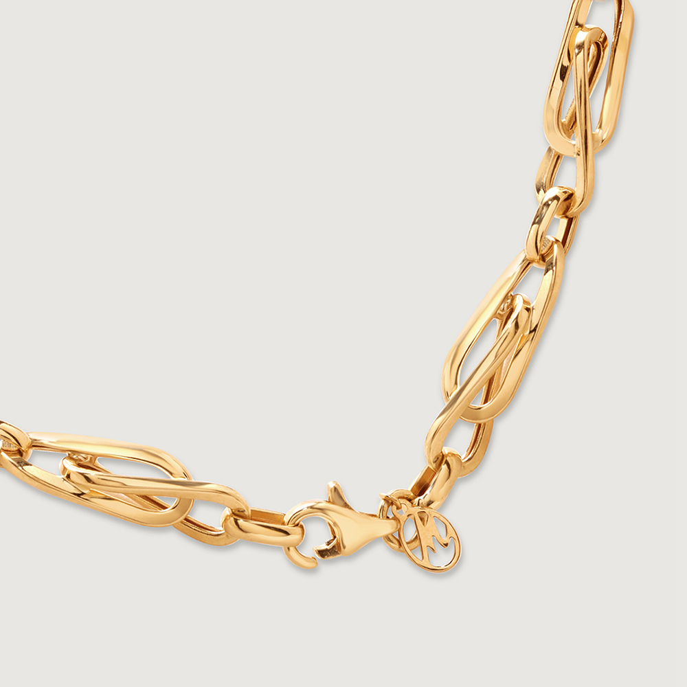 Sleek Elegance 18KT Gold Chain,,hi-res image number null
