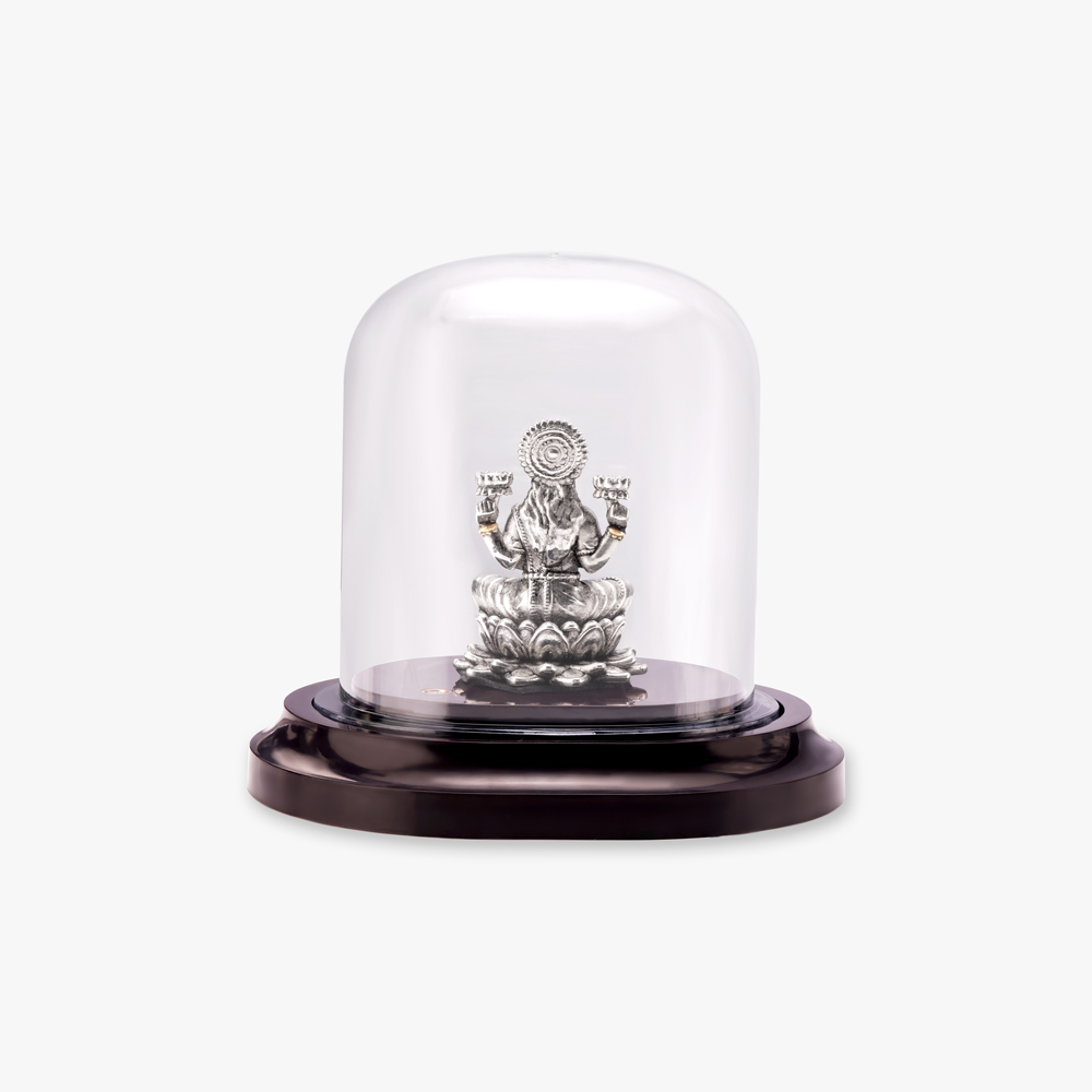 Divine Lakshmi Silver Idol,,hi-res image number null