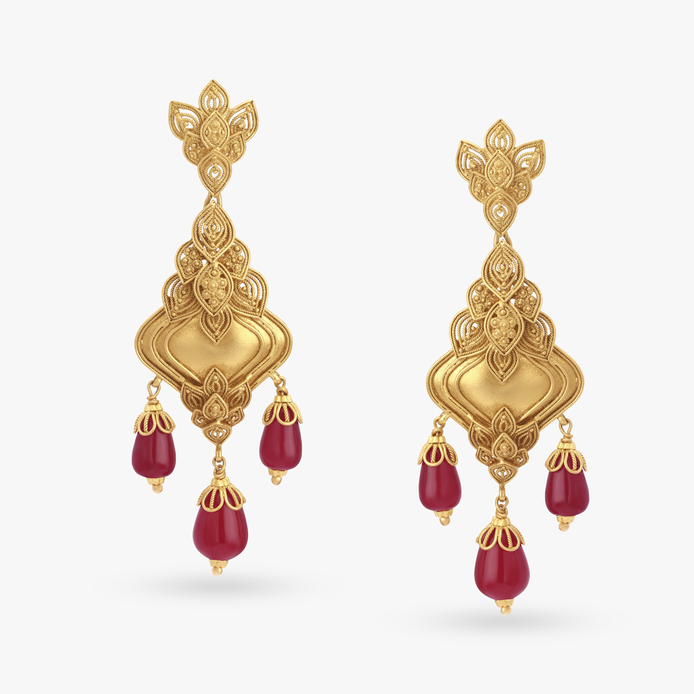 Grandeur Gold Necklace Set,,hi-res image number null