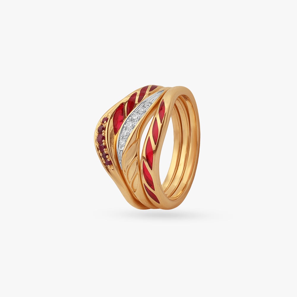 

Stepping Stackable Diamond Ring