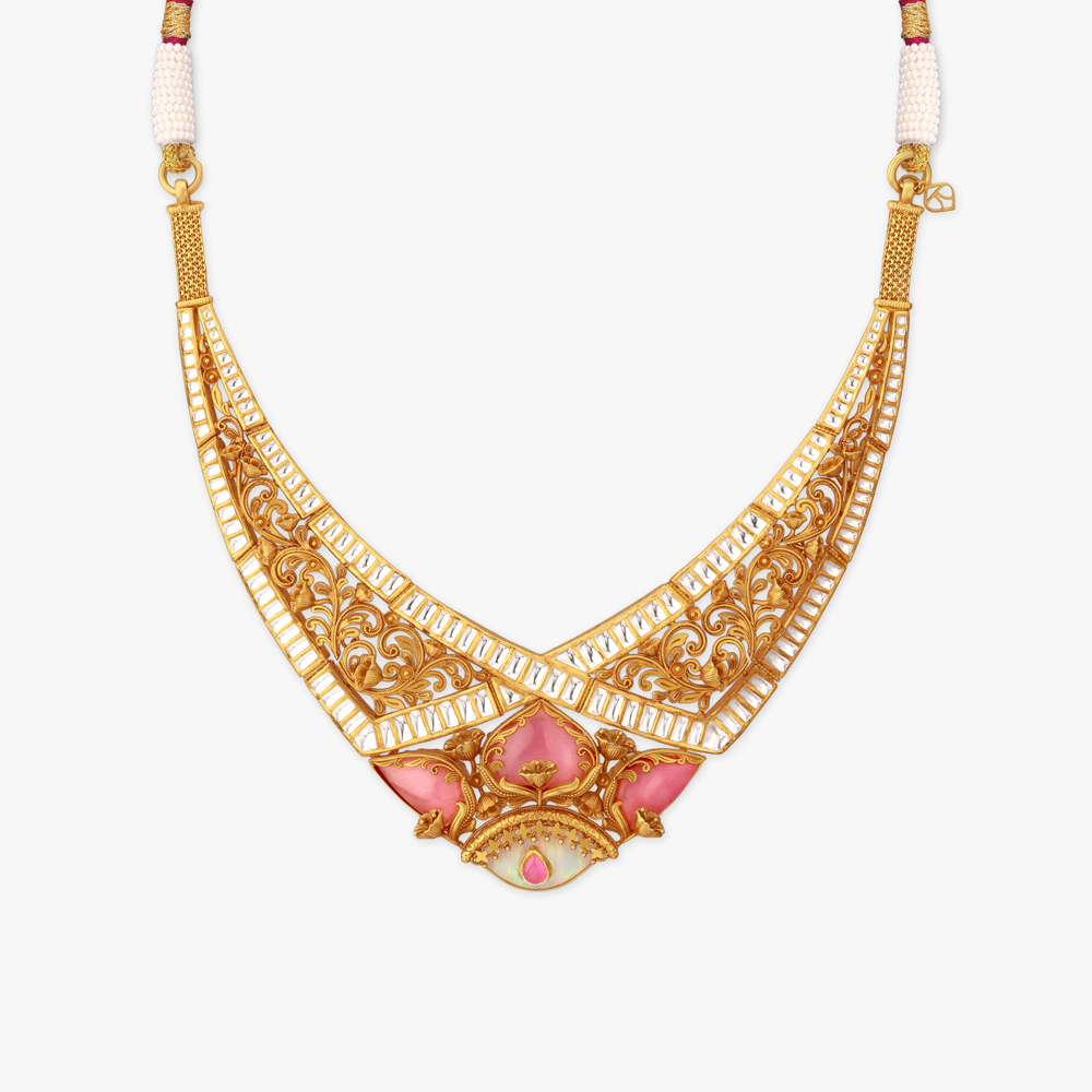 Stardust Bloom Gold Necklace Set,,hi-res image number null