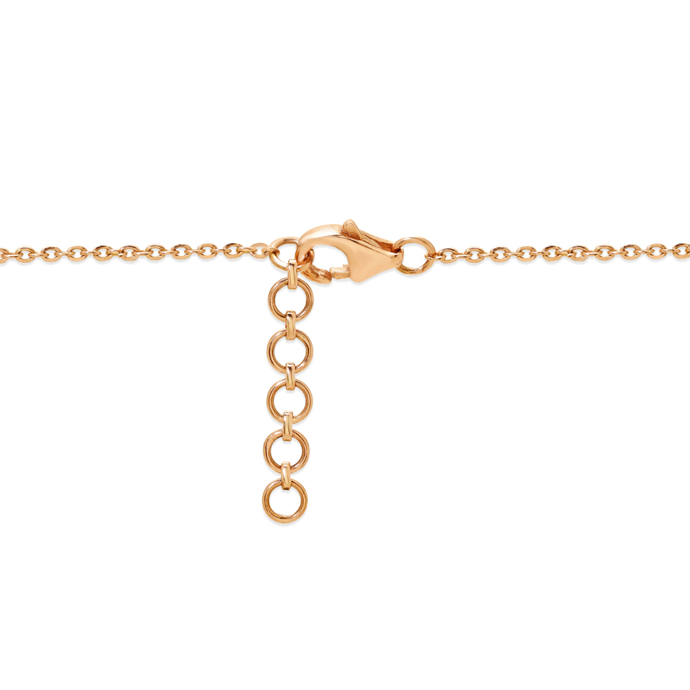 14Kt Rose Gold Twinkling Star Yellow Sapphire Necklace,,hi-res image number null