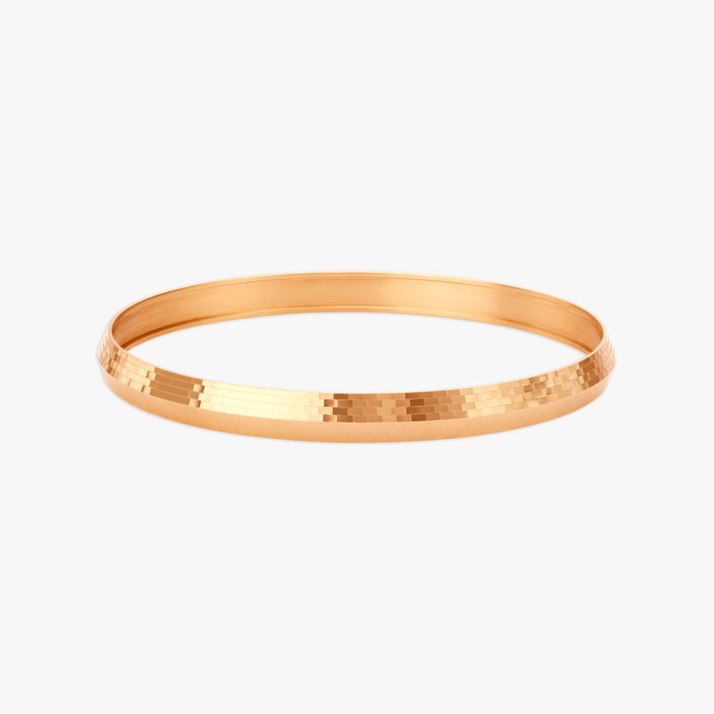 Striking Gold Bangle For Men,,hi-res image number null