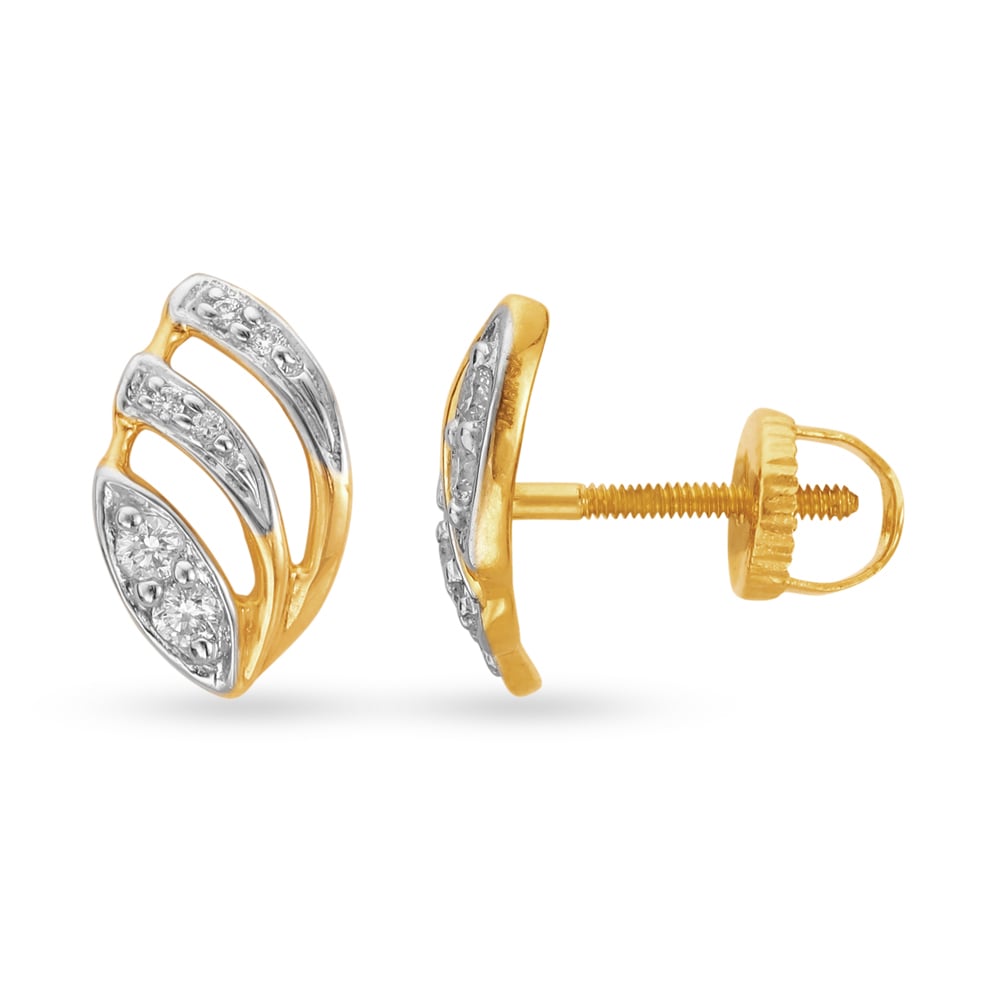 Petite Fancy Diamond Stud Earrings,,hi-res image number null
