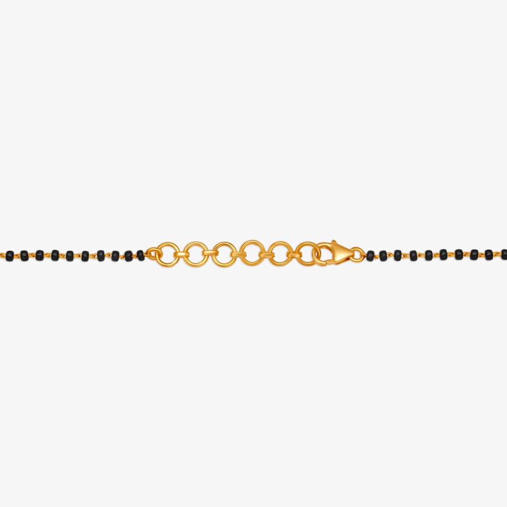 Radiant Floral Diamond Mangalsutra,,hi-res image number null