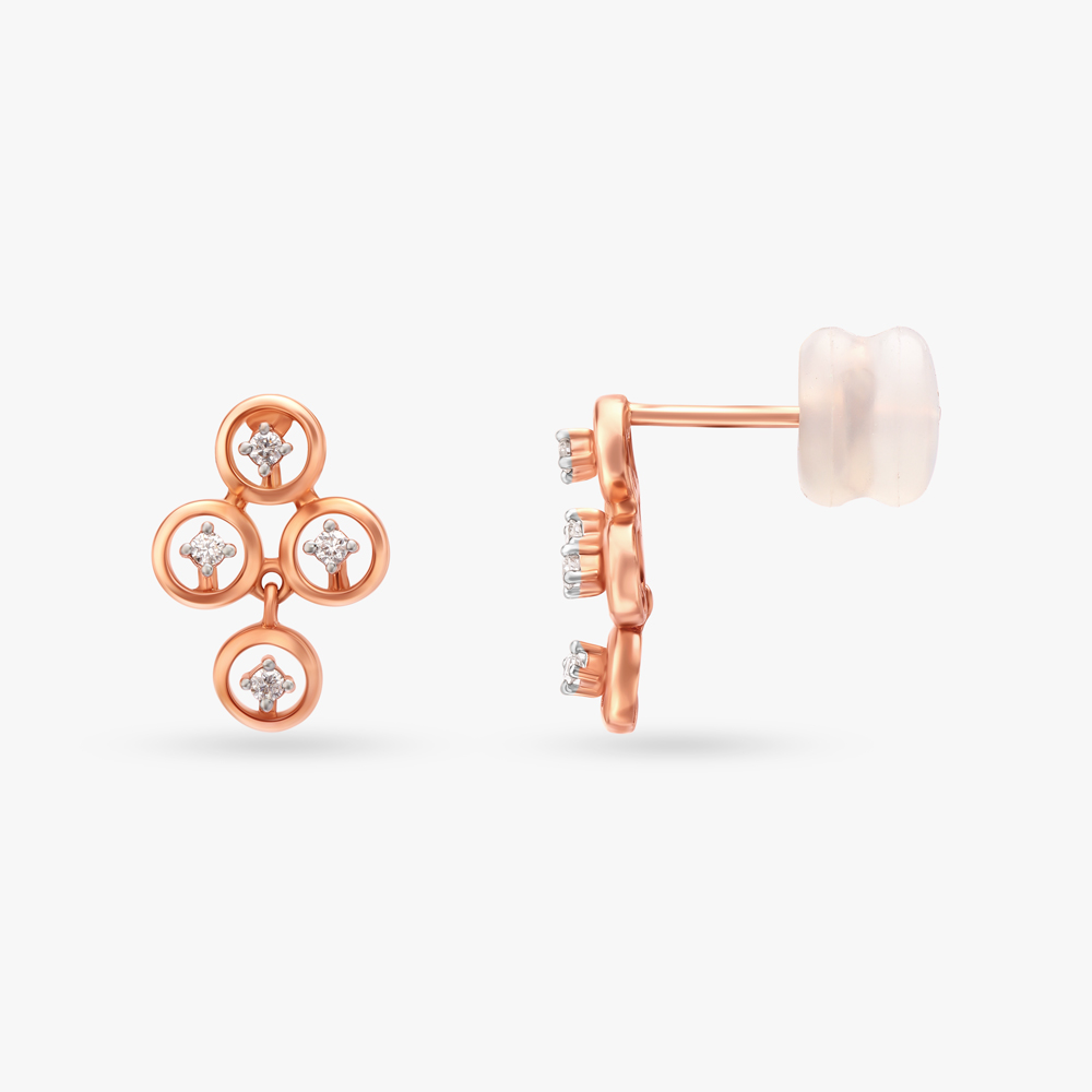 Circles of Optimism Diamond Drop Earrings,,hi-res image number null