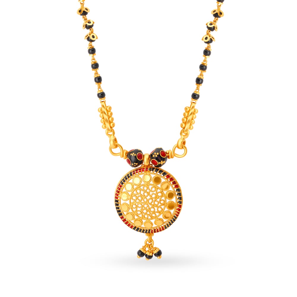 Modern Regal Mangalsutra,,hi-res image number null