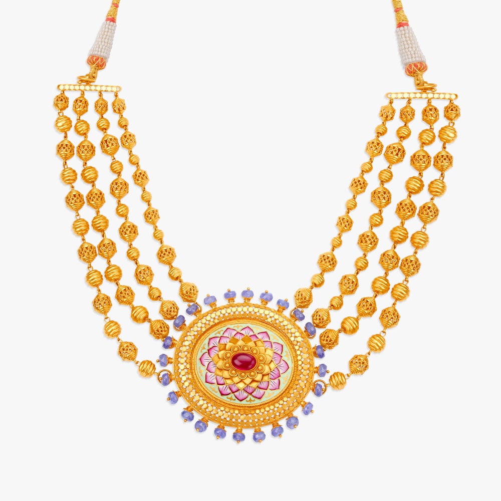 Glorious Lotus Necklace Set,,hi-res image number null