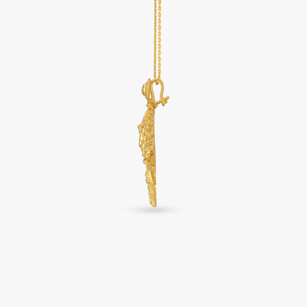 Ornate Halo Gold Maang Tikka,,hi-res image number null