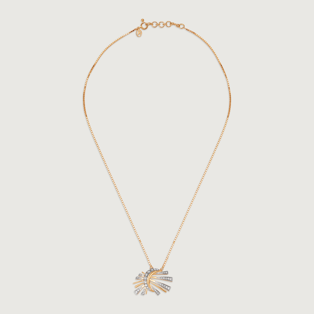 Sparkling Harmony 14KT Diamond Necklace,,hi-res image number null
