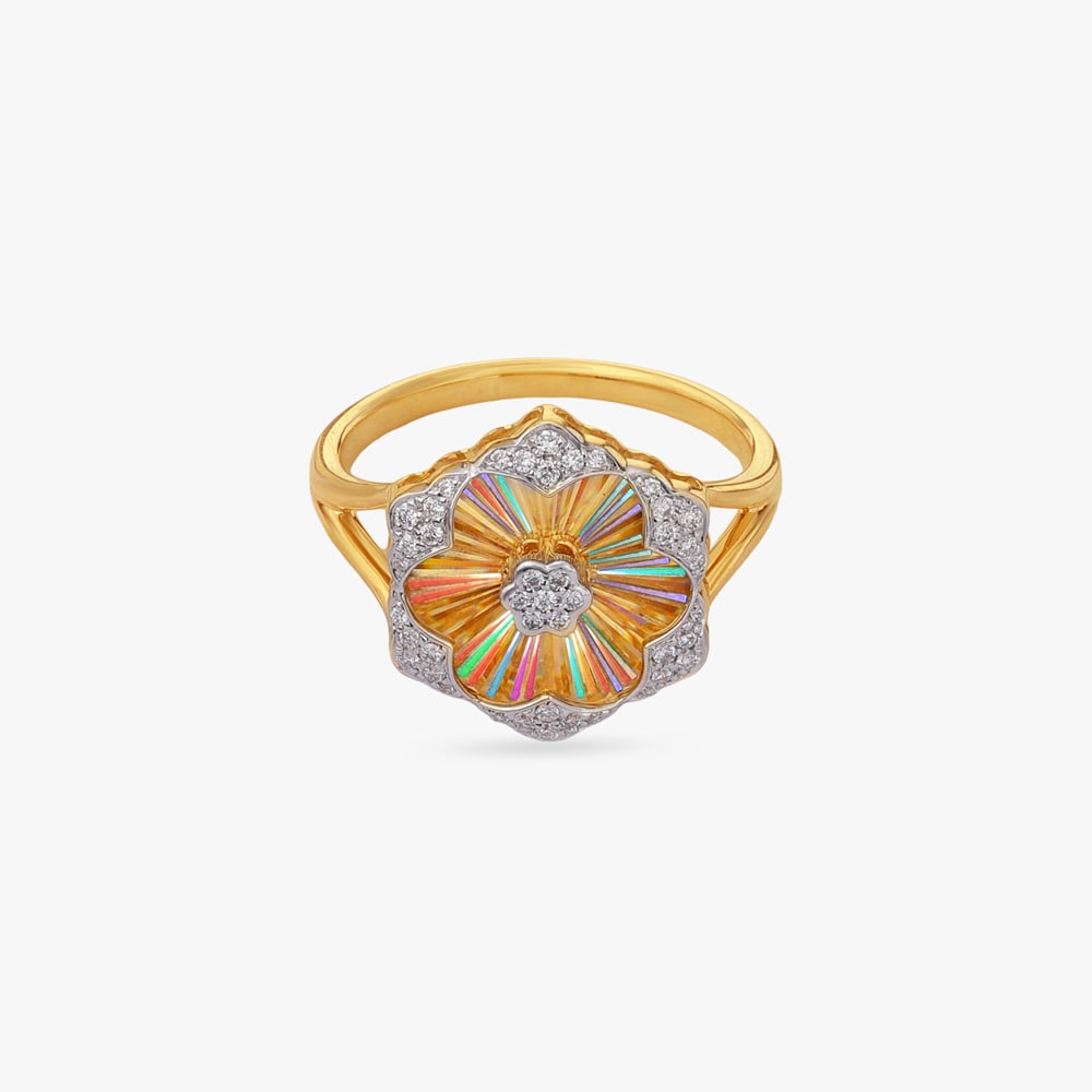 Aurora Blossom Diamond Ring,,hi-res image number null