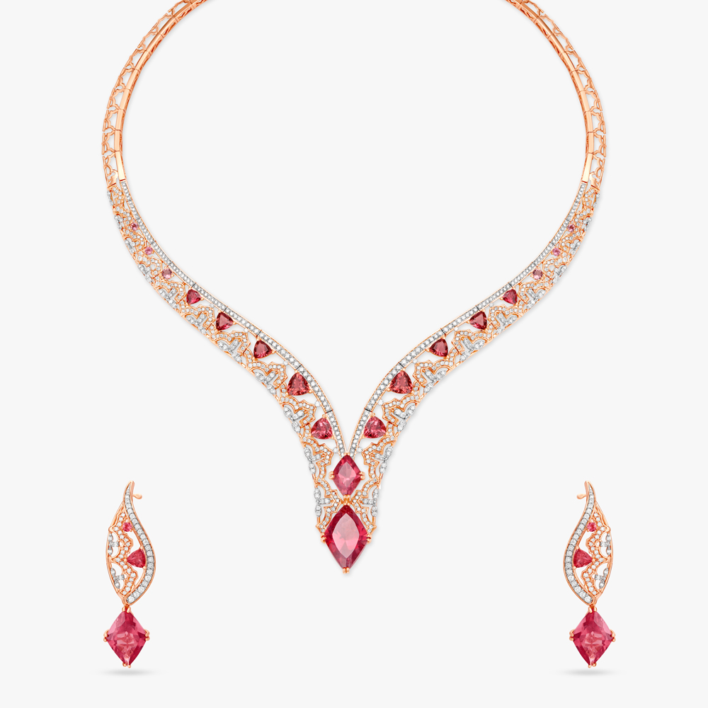 A Grand Converge Necklace Set,,hi-res image number null
