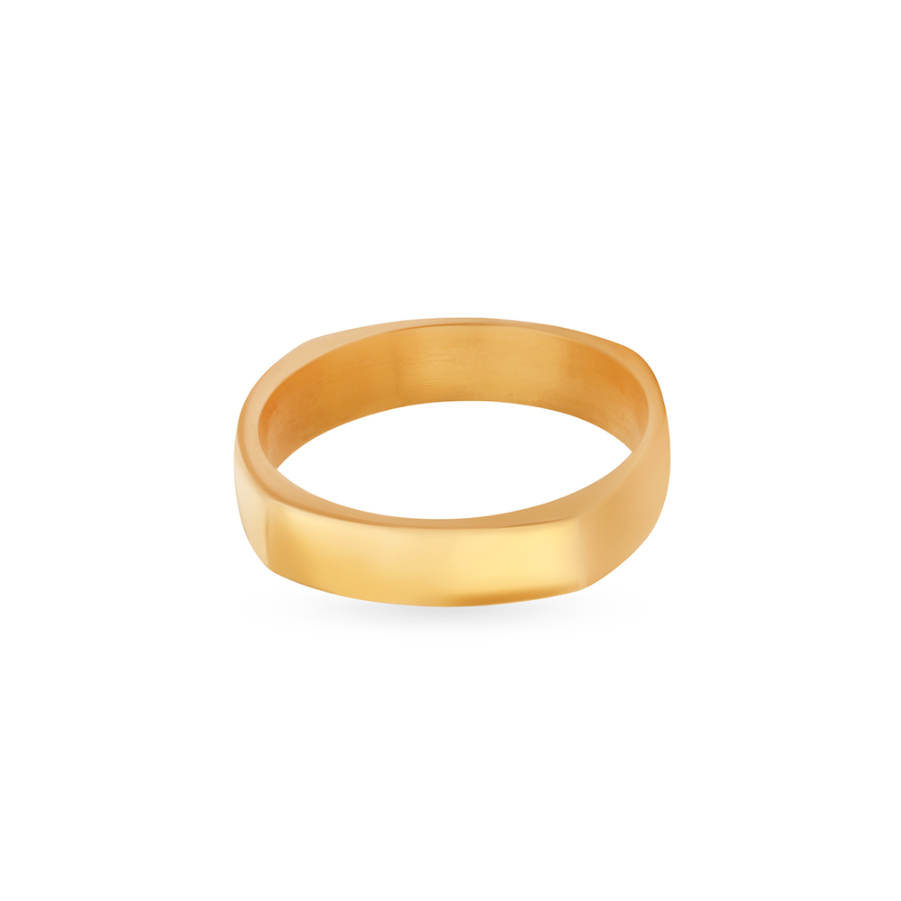 Square-Edged Gold Finger Ring,,hi-res image number null