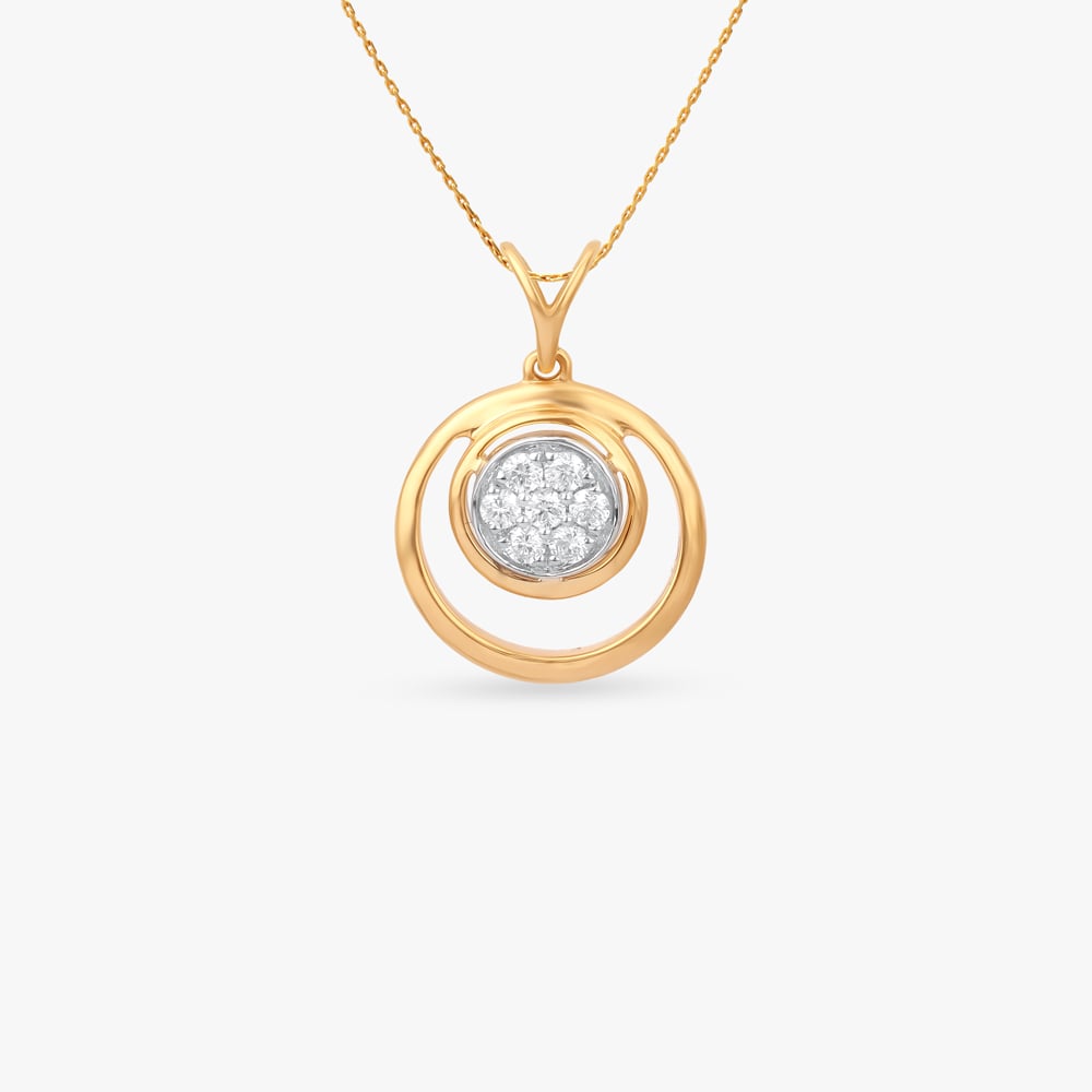 Celestial Orbit Diamond Pendant,,hi-res image number null
