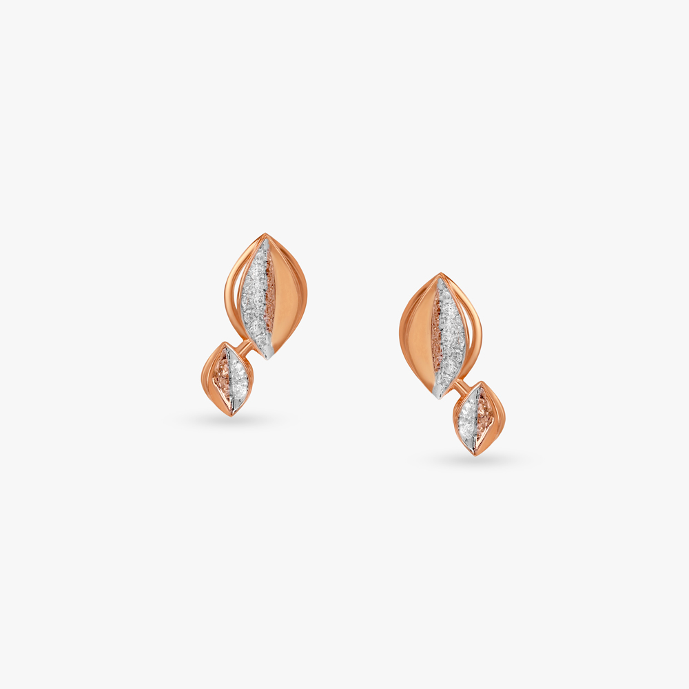Hidden Gleam Diamond Stud Earrings,,hi-res image number null