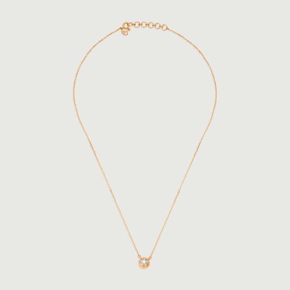 Starry Trails Studded Diamond 18KT Necklace,,hi-res image number null