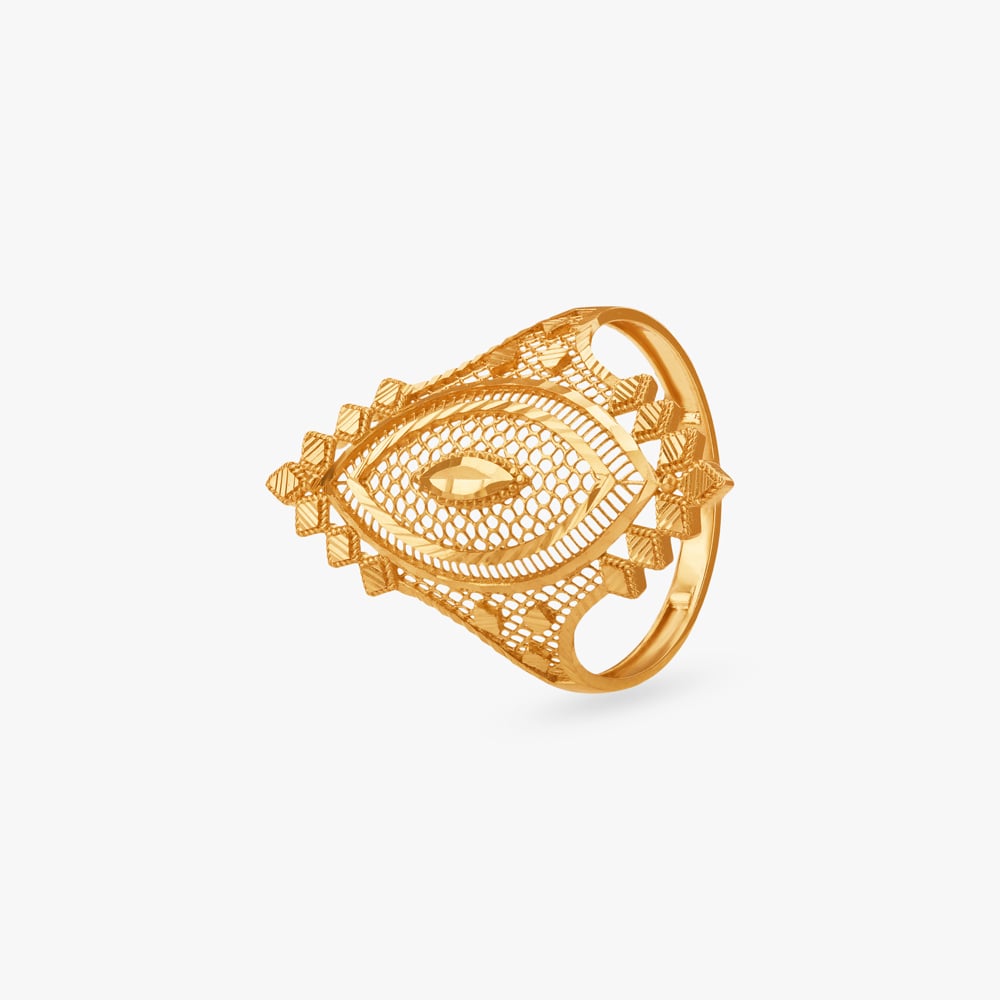Prism Filigree Gold Ring,,hi-res image number null