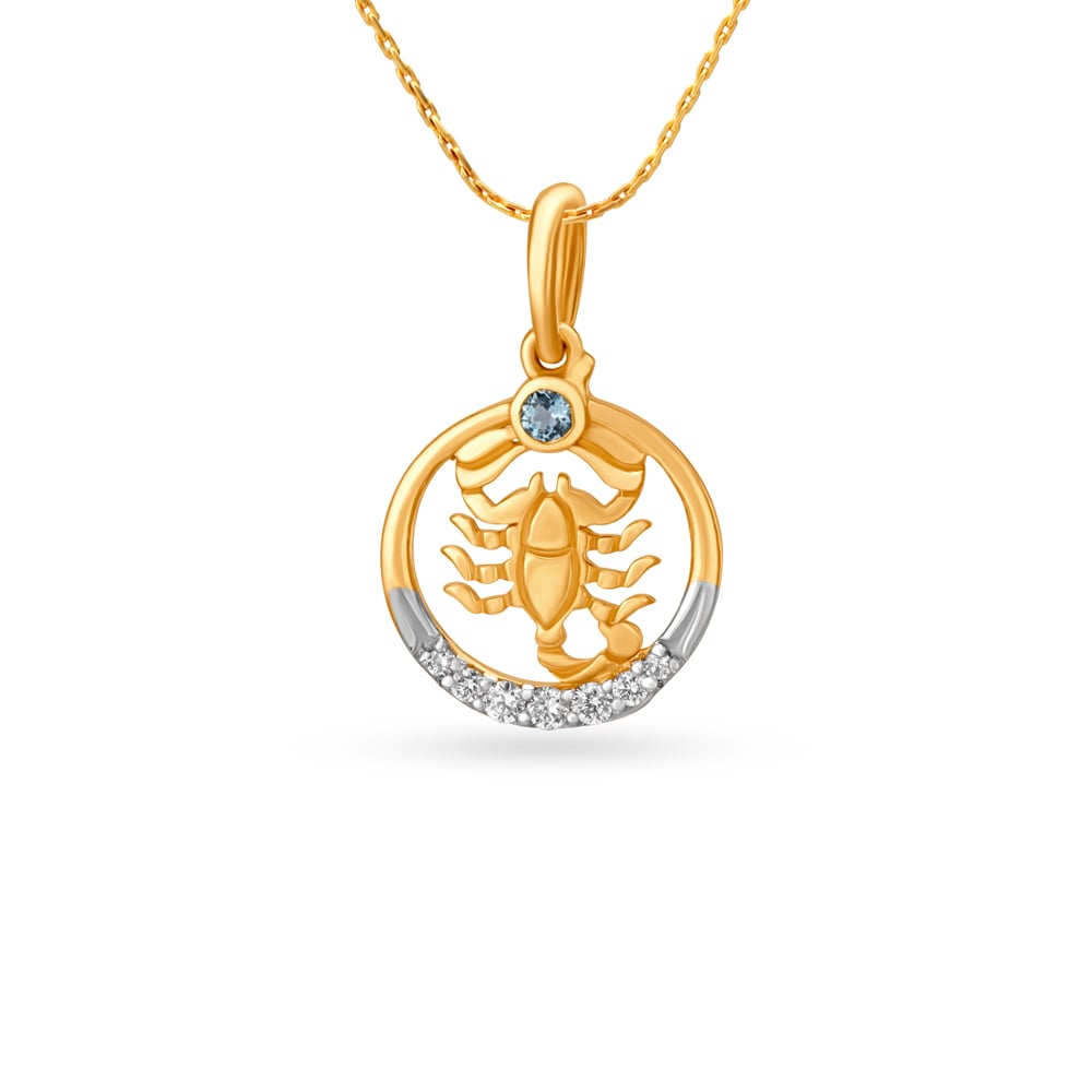 Scorpio topaz necklace deals