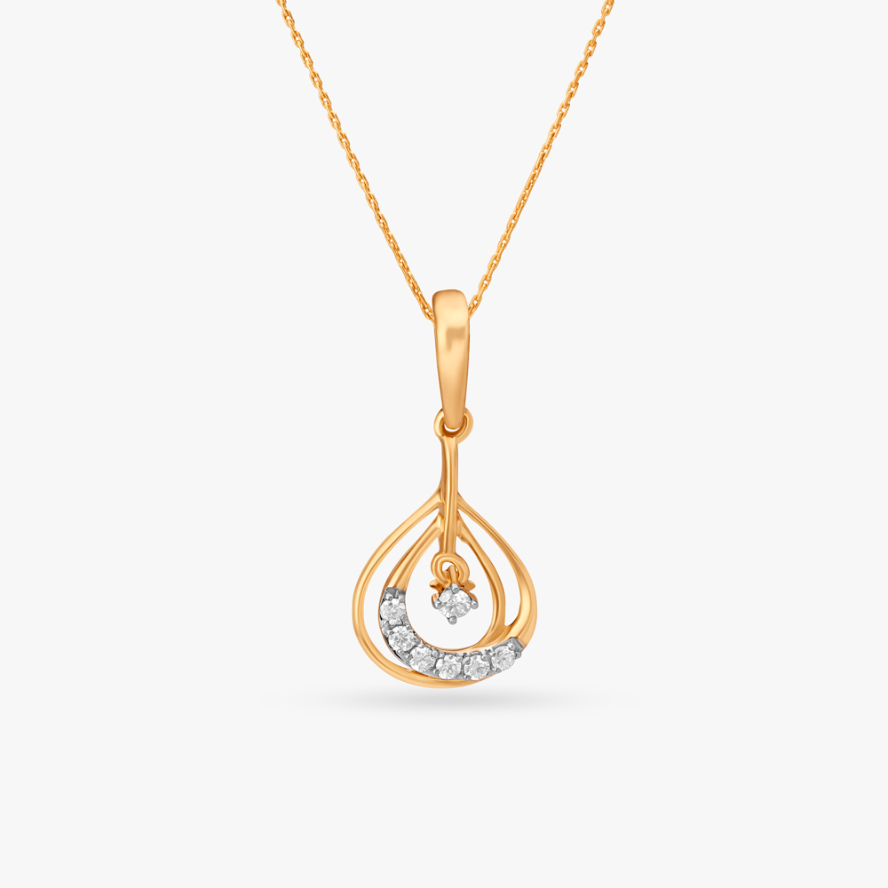 Stylish Diamond Pendant
