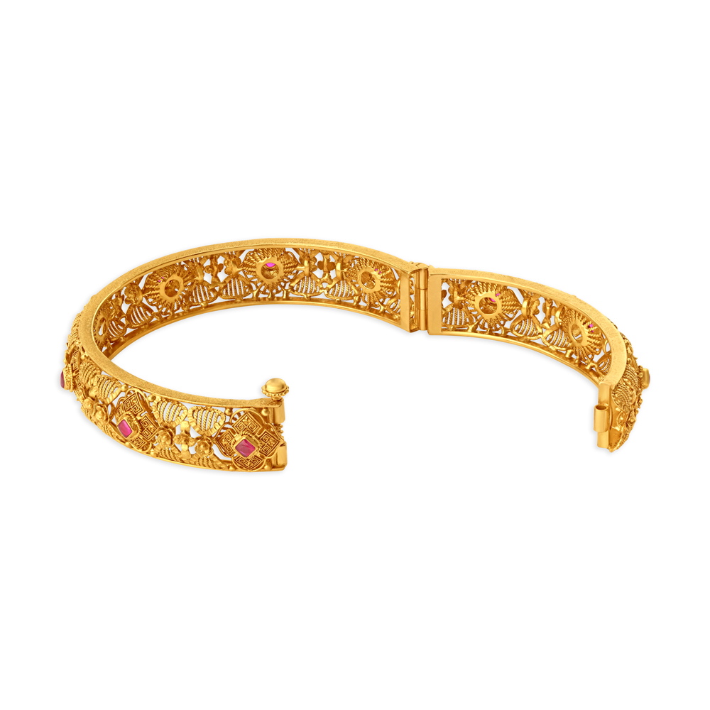 Calcutta Wirework Gold Bangle