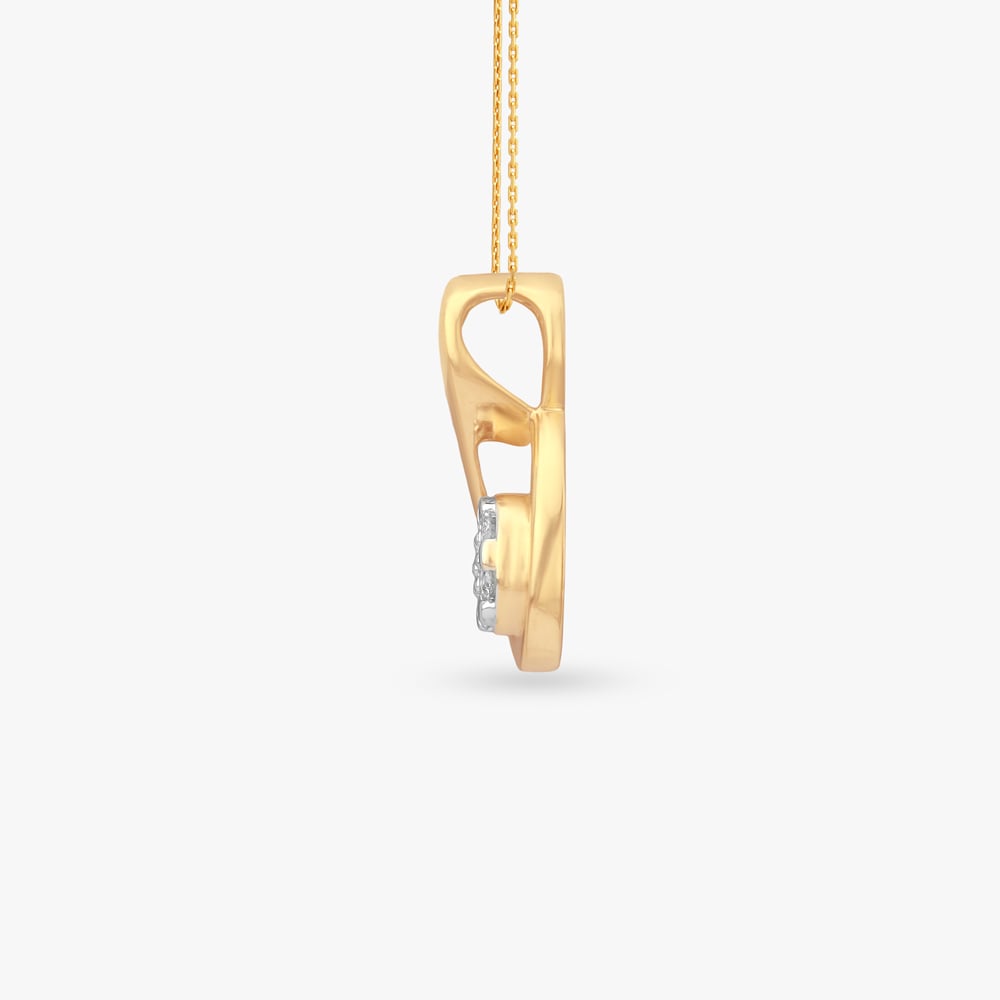 Flame Embrace Diamond Pendant,,hi-res image number null