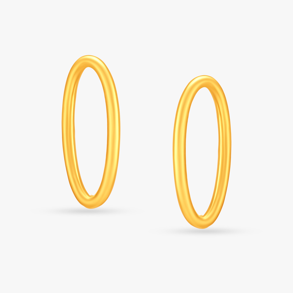 Minimal Twisted Hoop Earrings,,hi-res image number null