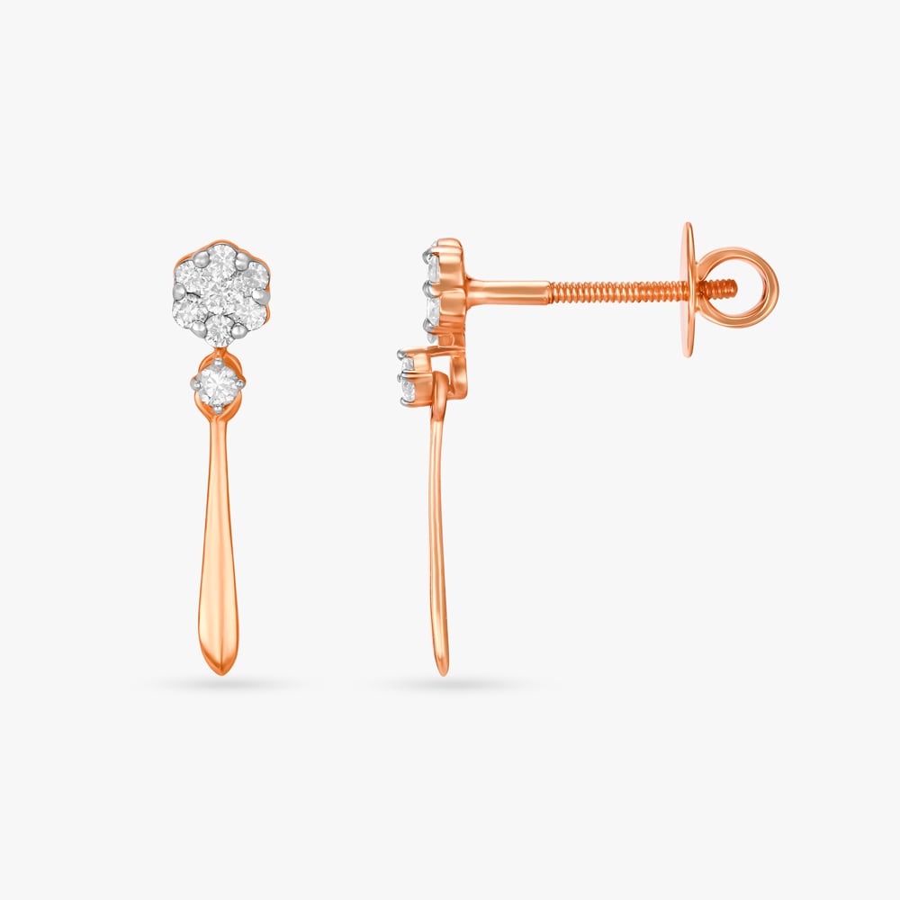 Dewdrop Spark Diamond Drop Earrings,,hi-res image number null