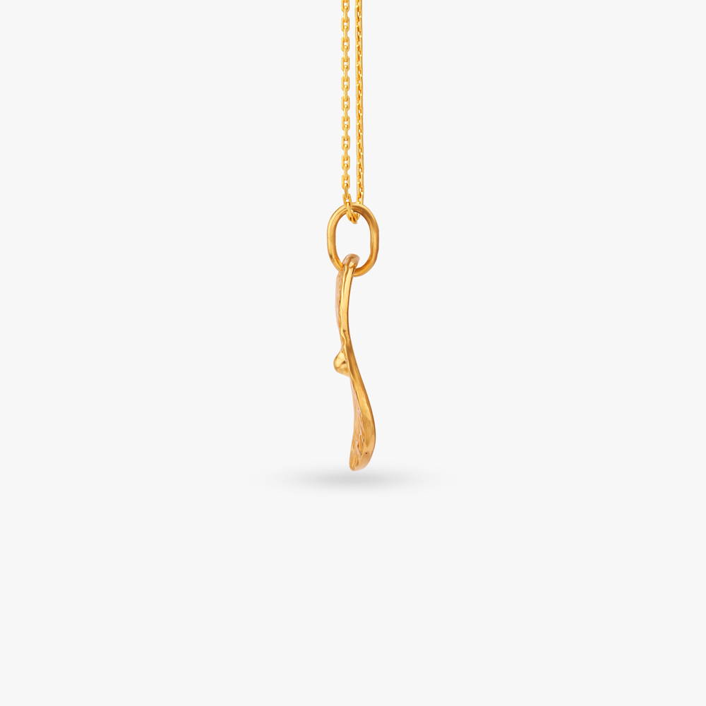 Radiant Circle Gold Pendant,,hi-res image number null