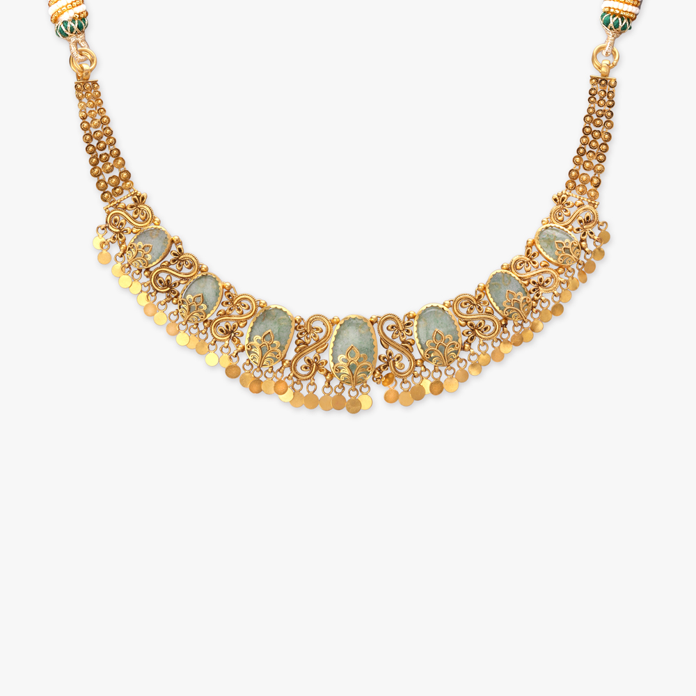 Vintage Royalty Gold Necklace Set,,hi-res image number null