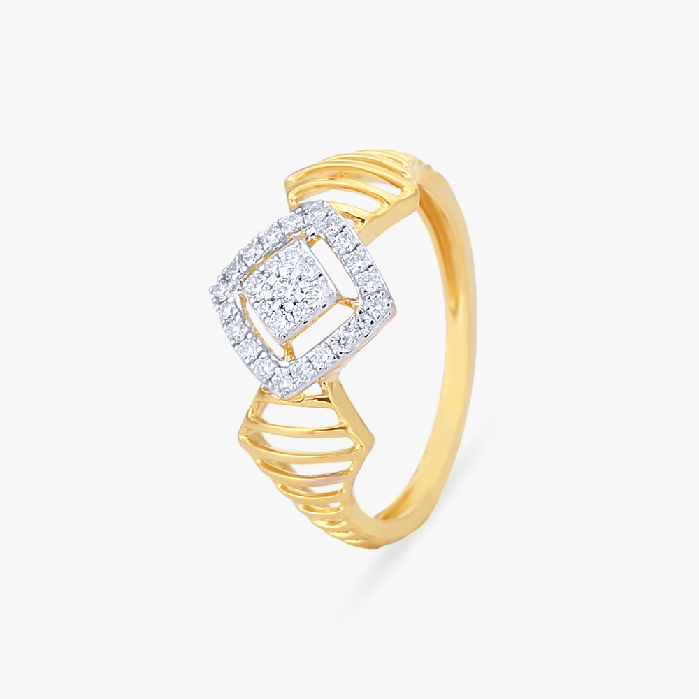 Vintage Diamond Finger Ring,,hi-res image number null