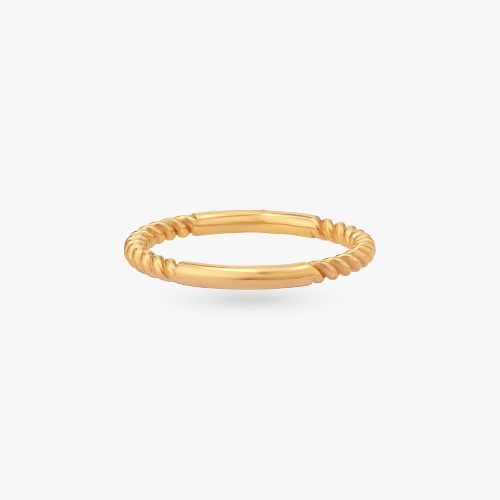 Classic Twist Gold Ring,,hi-res image number null